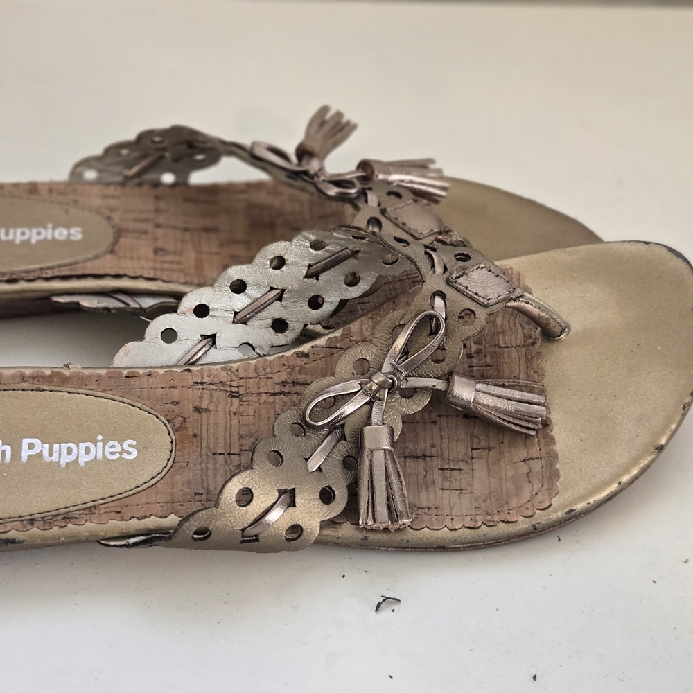 Hush Puppies Women's Metallic Sandals